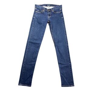 Patagonia Women's 26 Slim Fit Organic Cotton Stretch Dark Wash Denim Jeans Blue